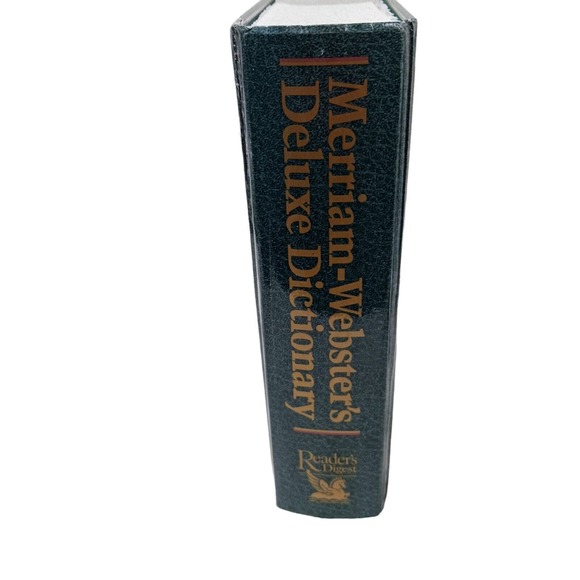 Merriam Webster's Deluxe Dictionary SIDE TABS Tenth Collegiate Edition Hardcover - Picture 5 of 16